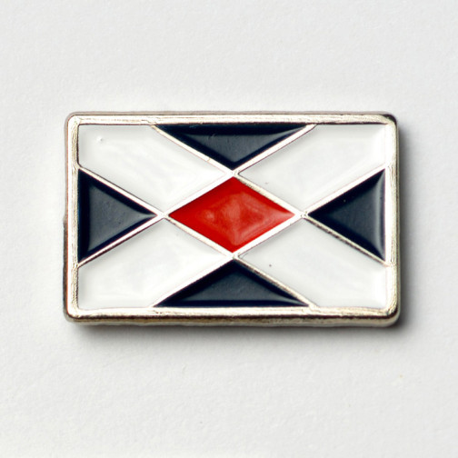 pins with the logo of Gdańsk University of Technology