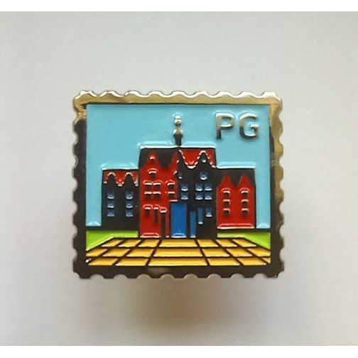pins with the logo of Gdańsk University of Technology