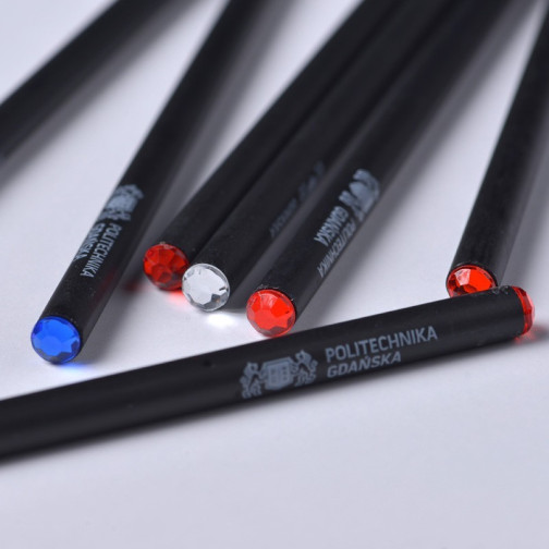 ołówek z kryształkiem