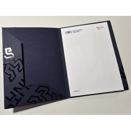 teczka ofertowa z notatnikiem A5