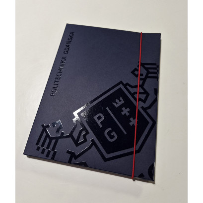 folder with A5 notebook
