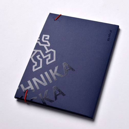 folder with A5 notebook