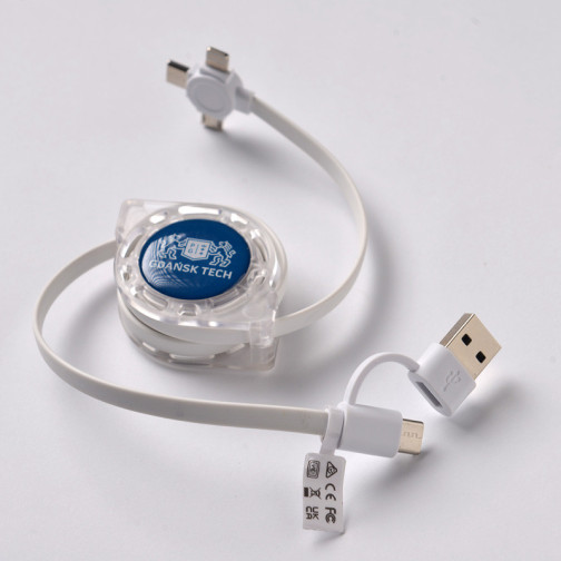 USB retractable cable