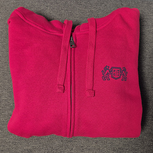 zipped sweatshirt