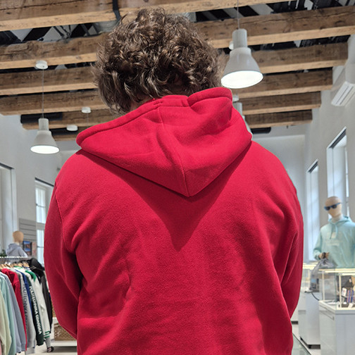 zipped sweatshirt