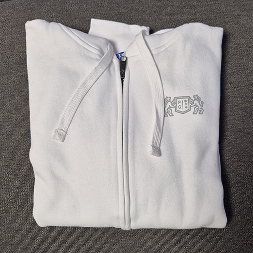 zipped sweatshirt