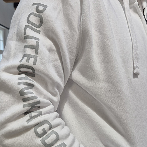 zipped sweatshirt