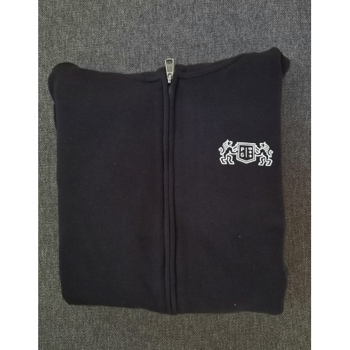 zipped sweatshirt