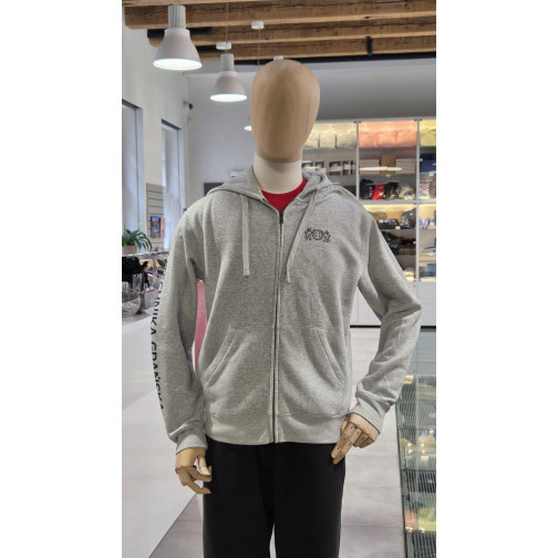 zipped sweatshirt