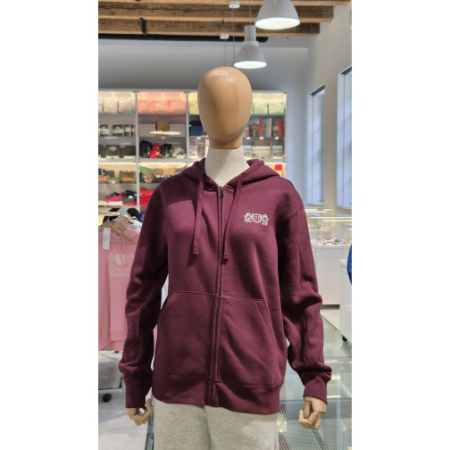 zipped sweatshirt