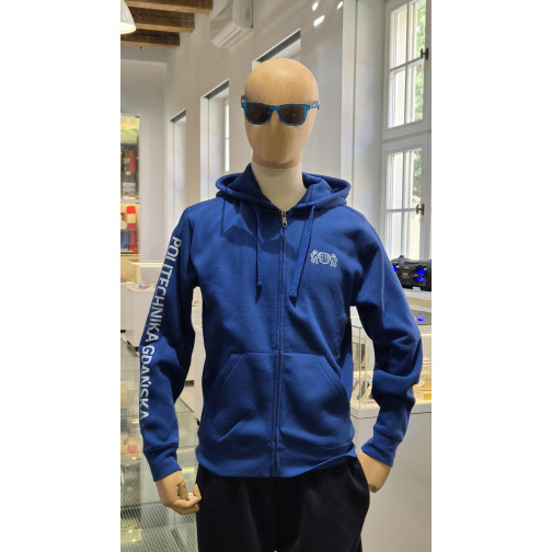 zipped sweatshirt