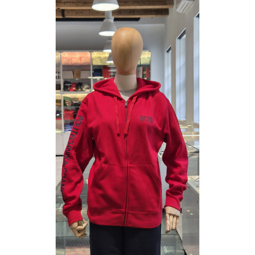 zipped sweatshirt
